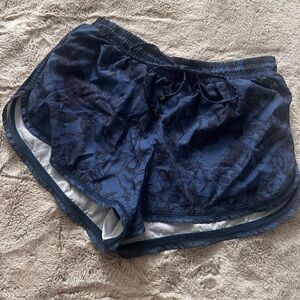 5/$20 Maaji Navy Blue Floral Athletic Shorts